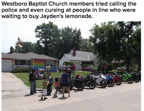 eloragrace:  buzzfeedlgbt:  5-year-old girl raises hundreds of dollars selling lemonade