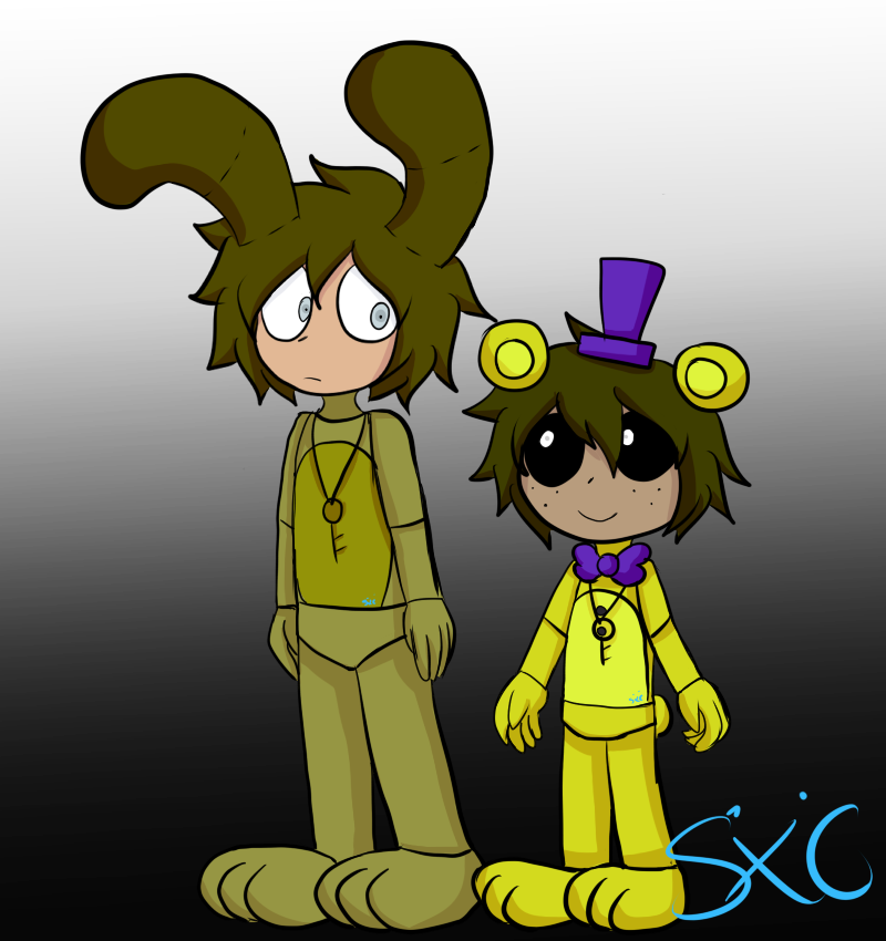 FNAF - Nightmare Fredbear and Plushtrap — Weasyl