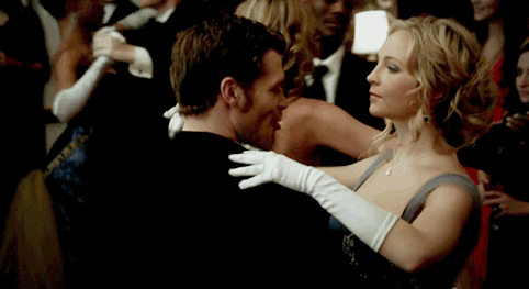 My Favorite Klaroline Scenes- 1/?? 3x14 Dance ” “You look ravishing in this  dress.” “I didn't really have time to shop.” “The bracelet I gave you.  What's your excuse for that?”
