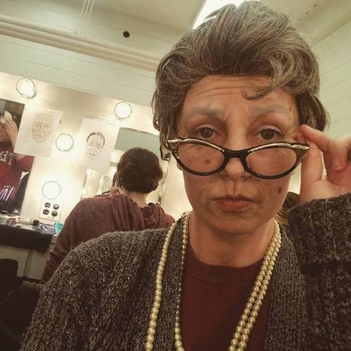 Grandma’s judging you. Always judging . . . . #makeup #motd #sfxmakeup #old #oldage #oldagemak