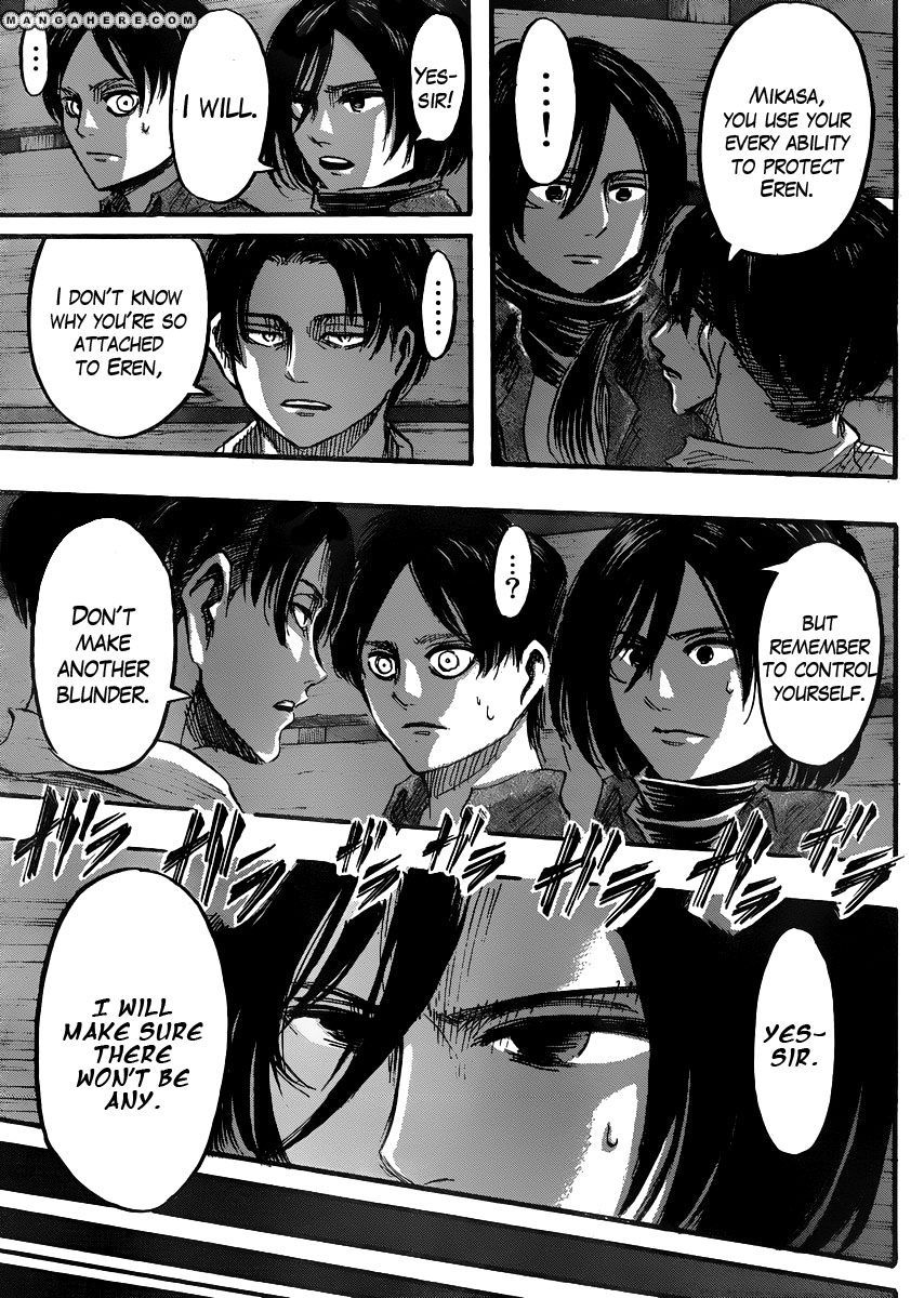 Attack on Titan — Mikasa does not love Eren romantically, she is...