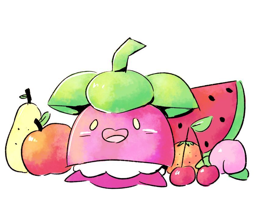 cherryberrylemon:  I saw this fruitmon and it was love at first sight &lt;3 Commissions