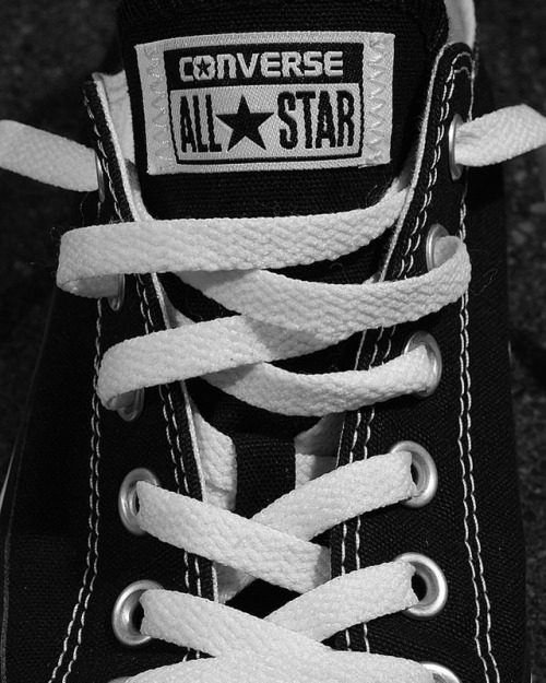 hesterdd:Day 186-converse all star. Growing up we knew these only as Chuck Taylors. The colors black
