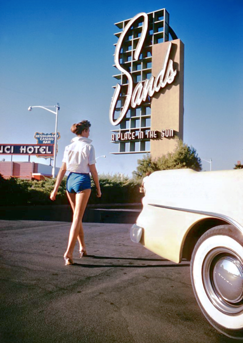 The Sands, Las Vegas, 1955.