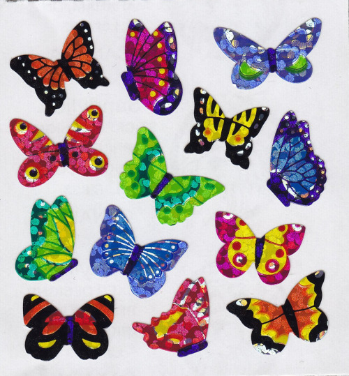 SANDYLION BUTTERFLY STICKERS