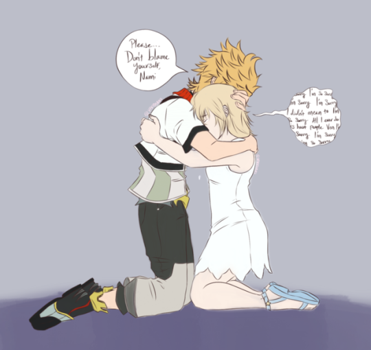 akimojo:  nobodieswayfinder: akimojo:  Imagine namine helps ventus regain his memories of the keyblade war I wonder how he would react to remembering all that   really quick thing in response… some hurt/comfort because i’m a sucker for this couple.