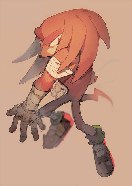fumomoblog:  sonic boomのデザインが公開されたのでさっそく描いてみた！ テイルス君のモデリングがひじょ～～～～～に可愛らしいですどストライクです。 ソニックのトゲと腕の色とかナックルズの体型とかツッコミどころたくさんですが動画見たらゲーム面白そうです・・・