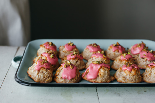 Rosewater Malabi (Middle Eastern Milk Pudding) Macaroons