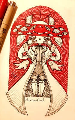 hecking-cloud: Inktober Day 9-10 “Lots of Eyes” (Please- Click for better quality) Wohoo my first contribution to my original art blog!  Used one of my OC’s for this one: Louis. This boi is a petite Eyeball, part of a story/world I’m trying
