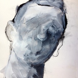 michaelrachlis:  8.5&quot;x11&quot; Acrylic and charcoal on paper. 