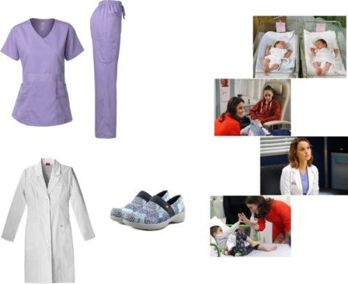 Hospital por gennejm con flower shoesDagacci Medical Uniform Women’s Scrub Set Stretch and Sof