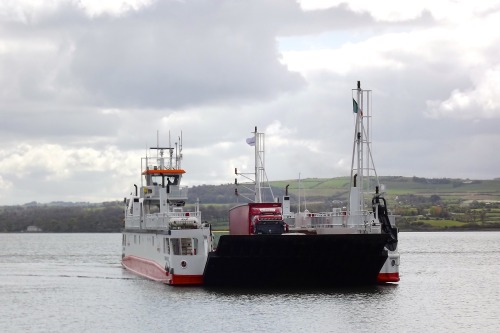 Ferry Arriving at Tarbert, County Kerry, Ireland, 2013.