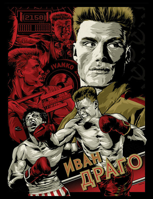 xombiedirge:  Ivan Drago by Anthony Petrie / Tumblr / Store Part of the “Crazy