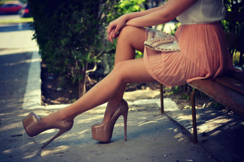 Glam Nude Heels