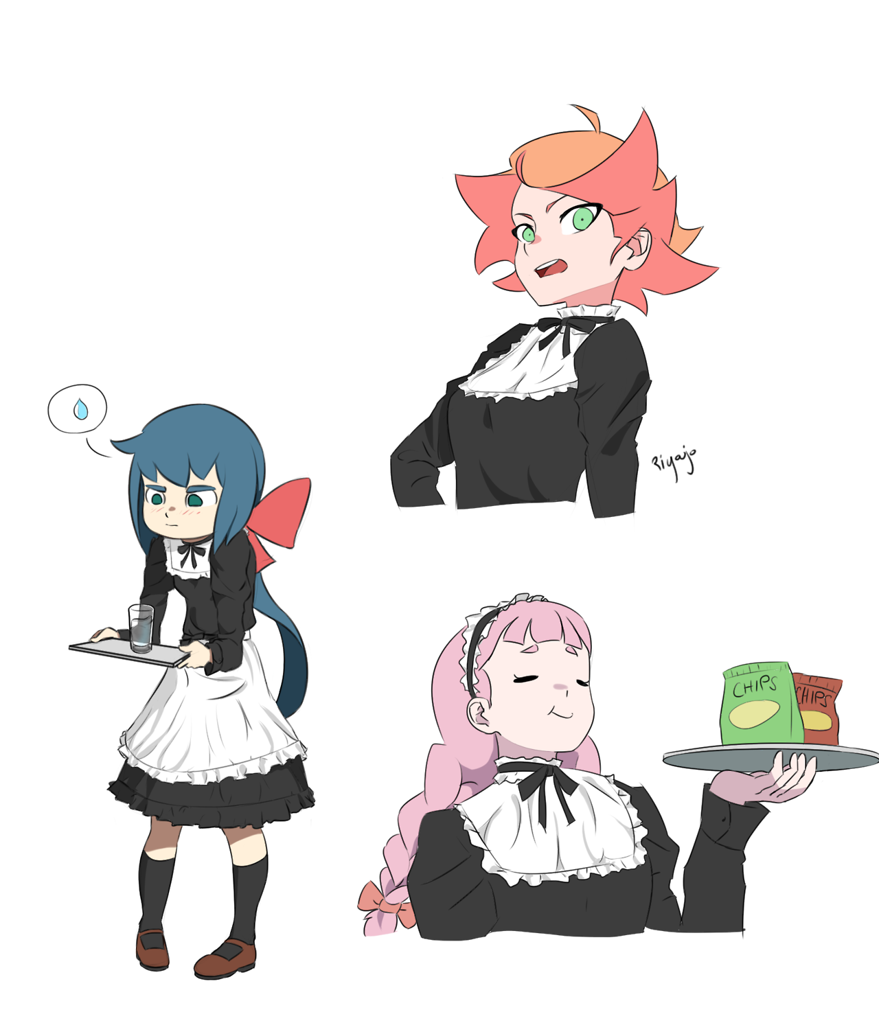 ninsegado91: riyoujo:  Little Maid Academia?I swear it started with just sketching