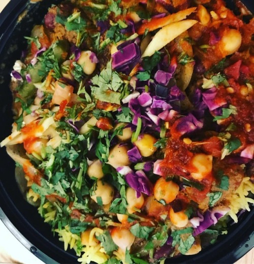 My hubby brought home some delicious vegan Indian goodness for me for dinner&hellip;&hellip;