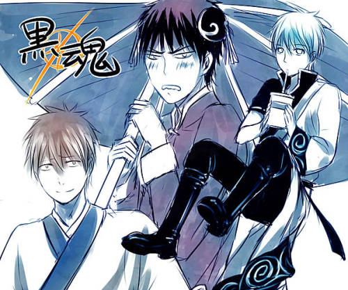 in a crossover mood, finally catch up on Gintama, see above