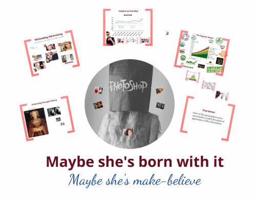 0n3-m0r3:  tonedbellyplease:  tonedbellyplease:  This presentation is about how the media is distorting our perceptions of reality. Dove brought the use of photoshop in advertising to global attention with their video “Evolution”, showing how digital