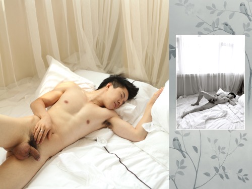 maomao1314:  白皙小帥浴室，床上全裸私照，乾淨清新~ 