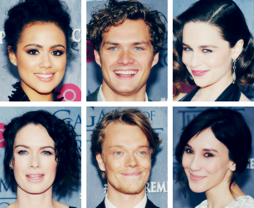jemmasmmns:  Game of Thrones cast attends the “Game Of Thrones” Season 4 New