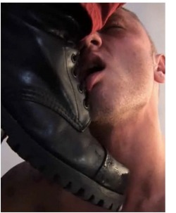 Skinheadbootslave:  Boot Orgasm……..  Skinheadbootslave :  Just Look At This Skinboi’s