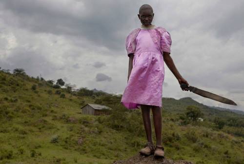 paulalexanderknox:  “I was driving along the Rift Valley highway about 3 hours from Nairobi when I looked up to my right and saw an old shack on the hill, and a voice in my head told me I must stop. I ran up the hill and was about to start taking