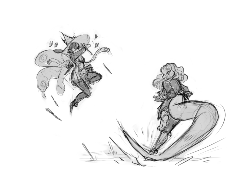 missusruin:a couple of old patreon sketch requests