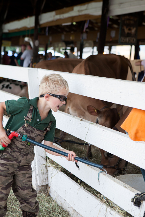 At the Dutchess County Fair.