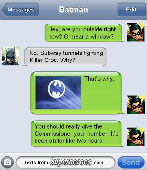 Sex textsfromsuperheroes:  Celebrate Batman’s pictures