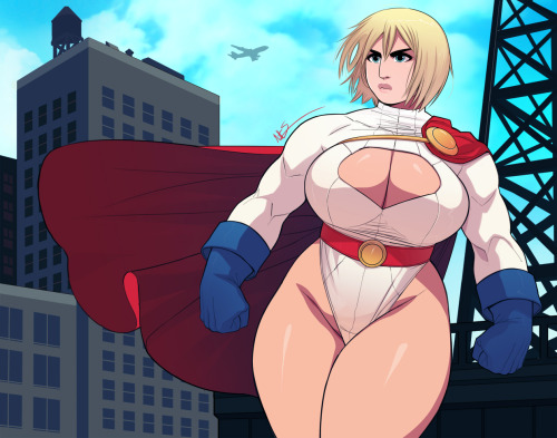 triplexmile:All the Power Girl pieces I did for her “Girl of the Month” month! She actually has a few more to go too… (six commissions left of her to do)