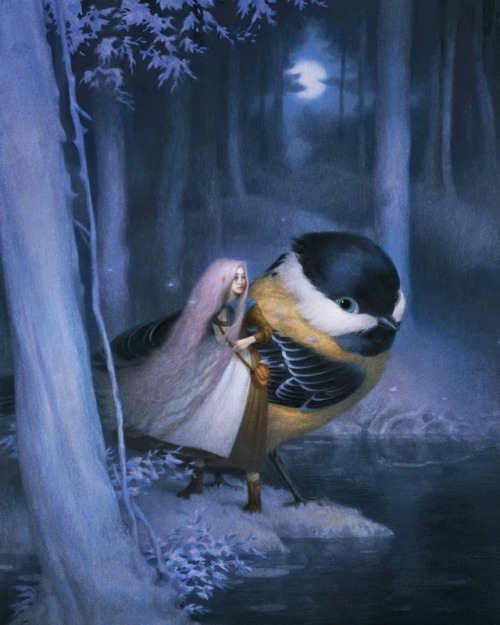 supersonicart:  Tran Nguyen, Recent Work. Spectacular recent paintings, illustrations and a large-sc