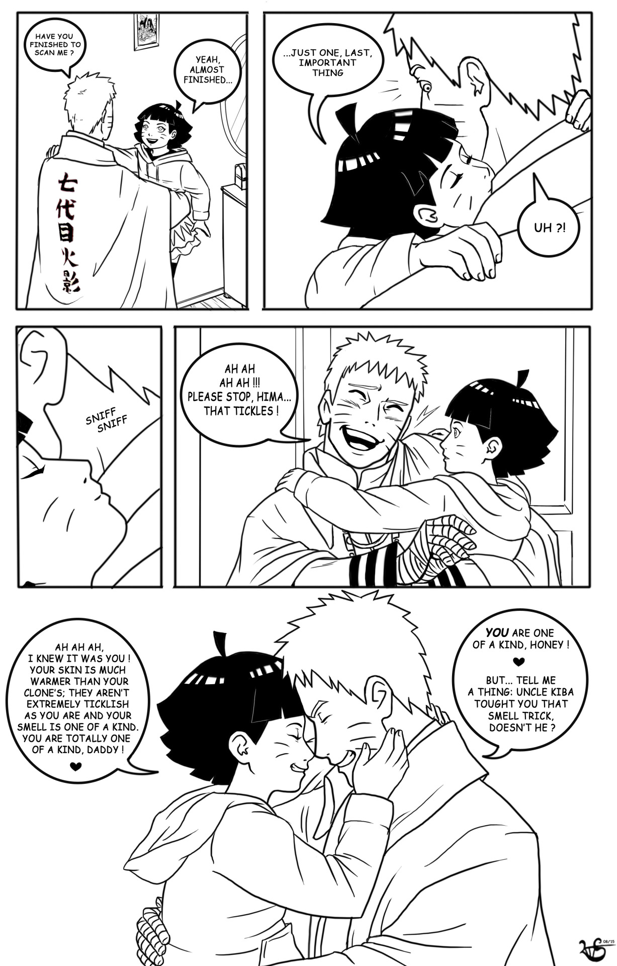 giulscomix:  Ok… I started this fan art before Kishimoto sensei reveals Himawari