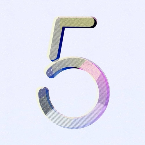 5 — Catharsis#36days_5 #5 #five #36daysoftype #36daysoftype06 #36days_Adobe #contest #numbers #art