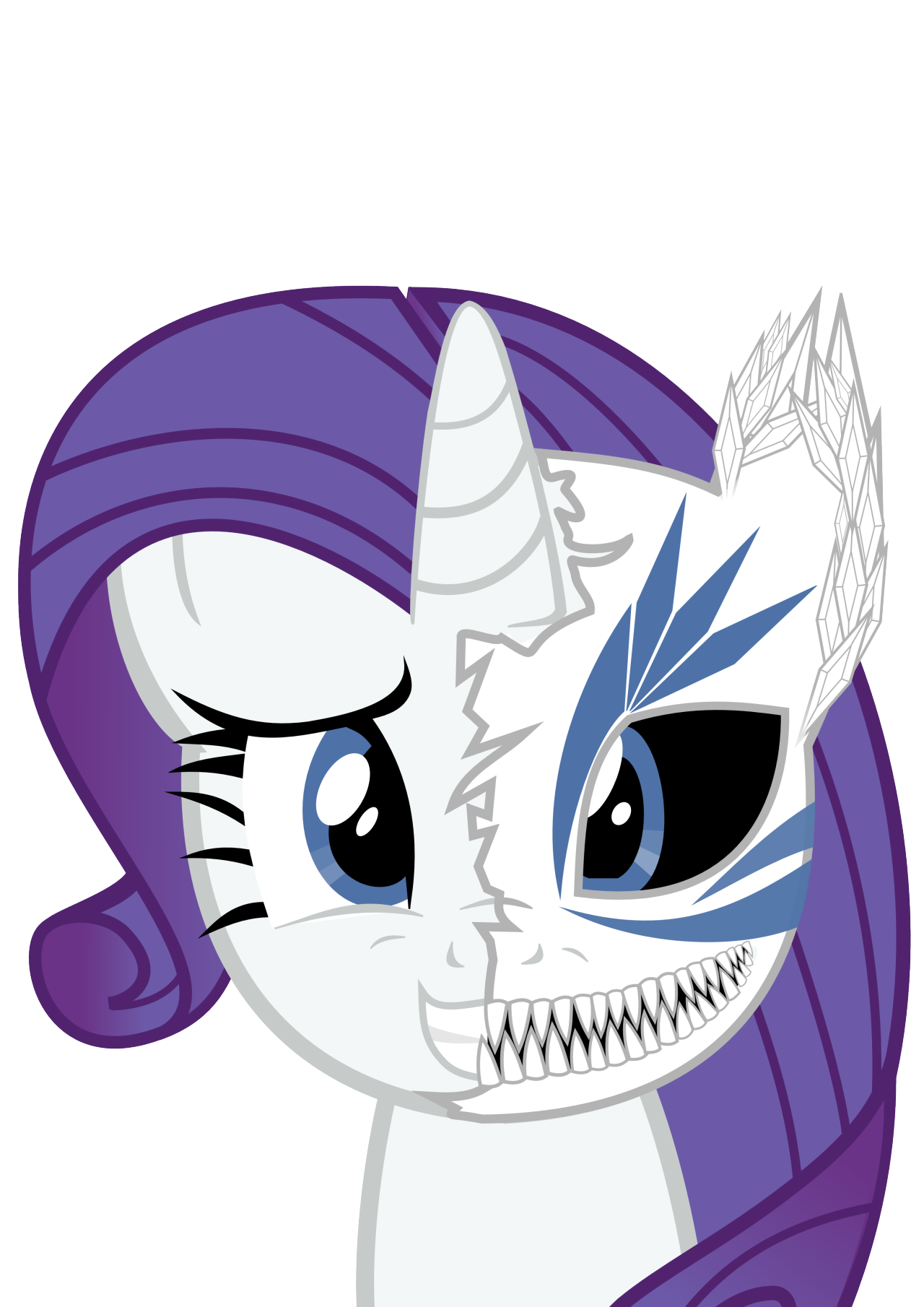 epicbroniestime:  Rarity Hollow by ~FeralHamster