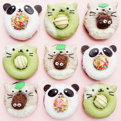 sweetoothgirl:    Delectable Doughnuts That Are Almost Too Cute to Eat… Almost   