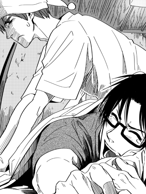 sekaiichiyaoi:  pixivarts:  id#39866678  source: 高尾和成の日常。 by なつみかん 