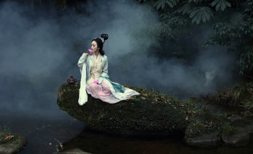 Chinese beauty in Hanfu of Song Dynasty (X)  宋风美人