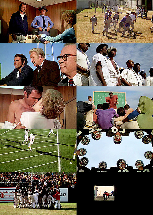 The Longest Yard (1974).A sadistic warden asks a former pro quarterback, now serving time in his pri