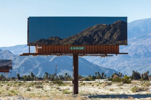 In her project titled Visible Distance, multimedia artist Jennifer Bolande replaced the ads on billb