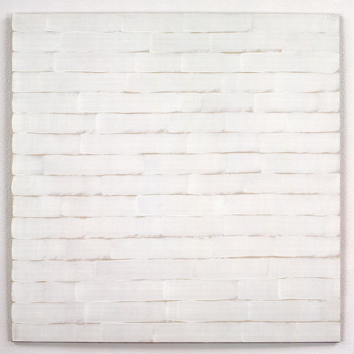 art-blag: Robert Ryman   Hansa  Oil on Canvas  53 1/8 x 53 1/8 inches 1993