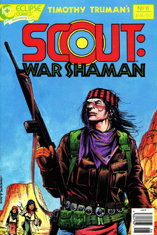 the cover to Scout: War Shaman (1988) #6 by Tim Truman