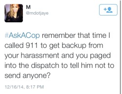 animemarveldcmythbustersforlife:  krxs10:  damn CNN tried to get #AskACop trending but it backfired completely and twitter isn’t holding back  This is something CNN needs to try again. 