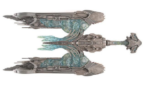 Latest previews of Eaglemoss’ Klingon Sarcophagus ship.