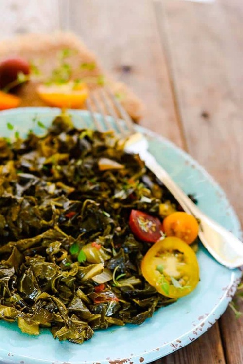 Virginia Willis’ Smoky Vegan Collard GreensVegan Southern-Style Collard GreensSouthern-Style V