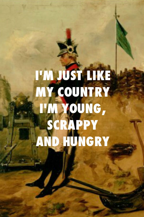 theatrearthistory:Alonzo Chappel, Alexander Hamilton (1757-1804) in the Uniform of the New York Arti