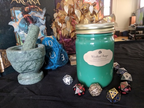 ruffboijuliaburnsides:dnd-apothecary:Added two new candles to the shop! Blacksmith - leather, s