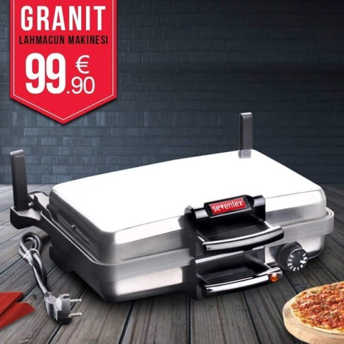 sevenlex Inox Metal Turbo Grill Granit Bazlama Tost Ve Lahmacun