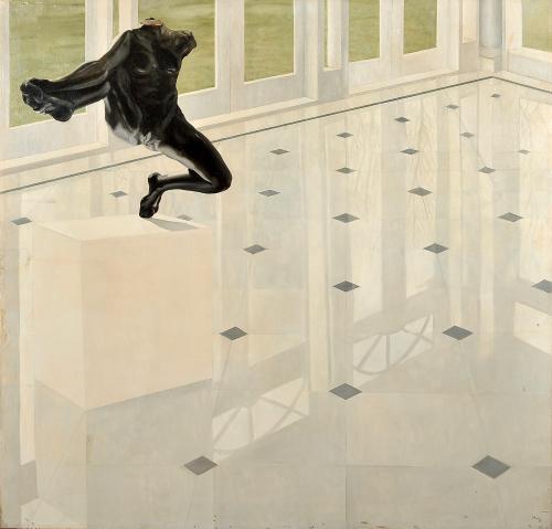 Celeste Maia (Spanish, b. 1941), Untitled, 1988. Oil on canvas, 112 x 117 cm.