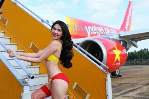 realhostiesdontdotights:VietJet ad campaignMust see Beautiful Aviation Babes