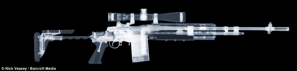 ineversurrender:  Gun X-rays http://ineversurrender.tumblr.com/ 